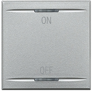 KLAWISZ ''ON-OFF'' 2 MODUŁY ALUMINIUM AXOLUTE MYHOME  - HC4911/2AG - LEGRAND