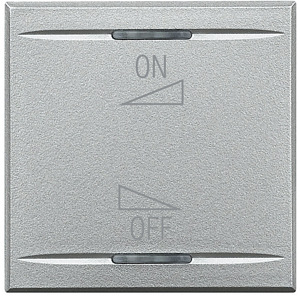 KLAWISZ ''REGULACJA'' 2 MODUŁY ALUMINIUM AXOLUTE MYHOME  - HC4911/2AI - LEGRAND