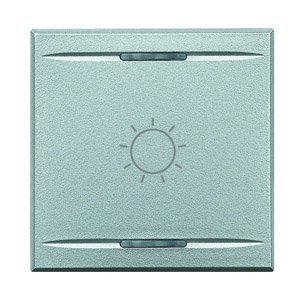 KLAWISZ ''ŚWIATŁO'' 2 MODUŁY ALUMINIUM AXOLUTE MYHOME  - HC4911/2BA - LEGRAND