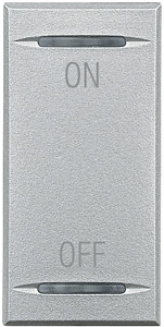 KLAWISZ ''ON-OFF'' 1 MODUŁ ALUMINIUM AXOLUTE MYHOME  - HC4911AG - LEGRAND