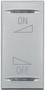 KLAWISZ ''REGULACJA'' 1 MODUŁ ALUMINIUM AXOLUTE MYHOME  - HC4911AI - LEGRAND