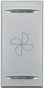 KLAWISZ ''WENTYLATOR'' 1 MODUŁ ALUMINIUM AXOLUTE MYHOME  - HC4911BC - LEGRAND