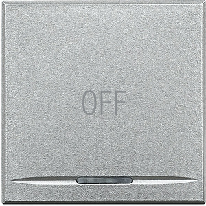 KLAWISZ ''OFF'' 2 MODUŁY ALUMINIUM AXOLUTE MYHOME  - HC4915/2AA - LEGRAND