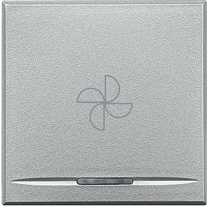 KLAWISZ ''WENTYLATOR'' 2 MODUŁY ALUMINIUM AXOLUTE MYHOME  - HC4915/2BC - LEGRAND