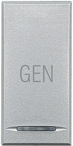 KLAWISZ ''GEN'' 1 MODUŁ ALUMINIUM AXOLUTE MYHOME  - HC4915AC - LEGRAND