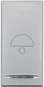 KLAWISZ ''DZWONEK'' 1 MODUŁ ALUMINIUM AXOLUTE MYHOME  - HC4915BB - LEGRAND
