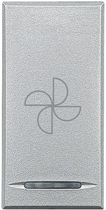 KLAWISZ ''WENTYLATOR'' 1 MODUŁ ALUMINIUM AXOLUTE MYHOME  - HC4915BC - LEGRAND