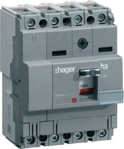 ROZŁĄCZNIK OBCIĄŻENIA X160 4-POLOWY 125A - HCA126H - HAGER - BERKER