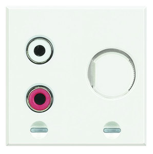 AXOLUTE MYHOME - INTERFEJS RCA 2M BIAŁY AXOLUTE - HD4560 - LEGRAND