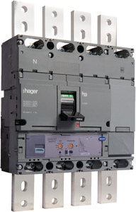 WYŁĄCZNIK MOCY H1000 4-POLOWY 70KA 1000A LSI - HEE971H - HAGER - BERKER