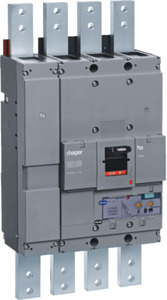 WYŁĄCZNIK MOCY H1600 4-POLOWY 70KA 1250A LSI - HEF981H - HAGER - BERKER