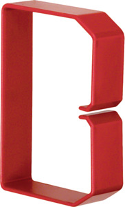 KLAMRA DO PRZEWODÓW 75X100 CZERWONA HNG - HN751003 - HAGER - BERKER