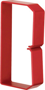 KLAMRA DO PRZEWODÓW 75X125 CZERWONA HNG - HN751253 - HAGER - BERKER