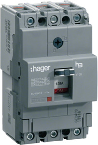 WYŁĄCZNIK MOCY X160 3-POLOWY 40KA 100A - HNA100H - HAGER - BERKER