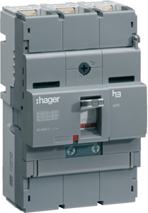 WYŁĄCZNIK MOCY X250 3-POLOWY 40KA 100A TM - HNB100H - HAGER - BERKER