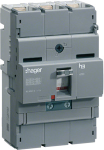 WYŁĄCZNIK MOCY X250 3-POLOWY 40KA 160A TM - HNB160H - HAGER - BERKER