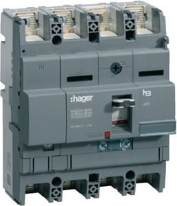 WYŁĄCZNIK MOCY X250 4-POLOWY N50% 40KA 160A TM - HNB162H - HAGER - BERKER