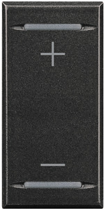 KLAWISZ ŚCIEMNIACZA "+/-" 1 MODUŁ ANTRACYT AXOLUTE - HS4911AD - LEGRAND