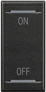 KLAWISZ ''ON-OFF'' 1 MODUŁ ANTRACYT AXOLUTE MYHOME - HS4911AG - LEGRAND