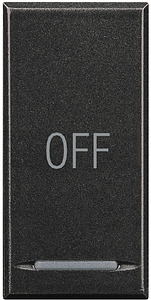 KLAWISZ ''OFF'' 1 MODUŁ ANTRACYT AXOLUTE MYHOME - HS4915AA - LEGRAND