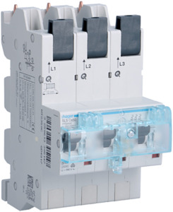 WYŁĄCZNIK SELEKTYWNY SLS 50A 3-POLOWY CHARAKTERYSTYKA CS SZYNY 40MM UNIVERS NHC -12X5/10MM UNIVERS NHC  - HTS350C - HAGER - BERKER