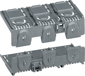 OSŁONA PRZYŁĄCZY TYLNYCH X250 3-POLOWA - HYB025H - HAGER - BERKER