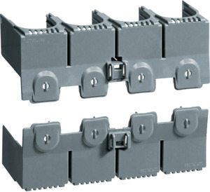 OSŁONA PRZYŁĄCZY STANDARDOWYCH X250 4-POLOWA - HYB028H - HAGER - BERKER