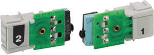 STYK POMOCNICZY 2 C/O 5A 250V HA63/125. - HZ160R - HAGER - BERKER