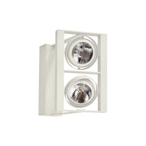 OPRAWA SUFITOWA 2XHAL-R111-50W TR 230/12V BIAŁY QCX-500 - 55883700 - PHILIPS OPRAWY