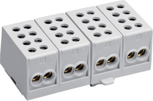ZACISK ROZGAŁĘŹNY 4-POLOWY 2X25/2X35QMM UNIVERS NHC  - KH35A - HAGER - BERKER