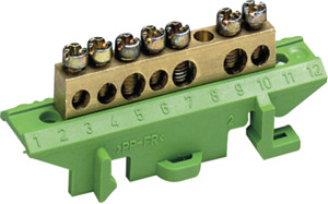 ZACISKI OCHRONNE 3X16+4X10. - KM07E - HAGER - BERKER