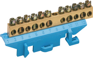 ZACISKI NEUTRALNE 5X16+6X10. - KM11N - HAGER - BERKER