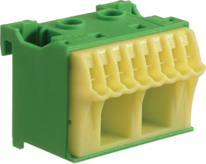 BLOK SAMOZACISKÓW OCHRONNY ZIELONY 2X16 + 8X4 MM UNIVERS NHC 2 SZEROKOŚĆ 45MM UNIVERS NHC QUICK CONNECT - KN10E - HAGER - BERKER