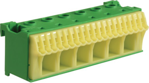 BLOK SAMOZACISKÓW OCHRONNY ZIELONY 6X16 + 20X4 MM UNIVERS NHC 2 SZEROKOŚĆ 105MM UNIVERS NHC QUICK CONNECT - KN26E - HAGER - BERKER