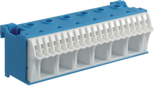 BLOK SAMOZACISKÓW NEUTRALNY NIEBIESKI 26 PRZYŁĄCZY SZER.105MM QUICK CONNECT - KN26N - HAGER - BERKER