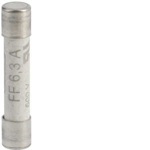 WKŁADKA BEZPIECZNIKOWA SZKLANA 6.3A 6.3X32MM CHARAKTERYSTYKA GF ULTRASZYBKA - L6332FF06-300 - HAGER - BERKER