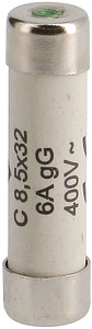 WKŁADKA BEZPIECZNIKOWA 6A 8.5X32MM CHARAKTERYSTYKA GG ZWŁOCZNA - L8532C06 - HAGER - BERKER