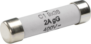 WKŁADKA BEZPIECZNIKOWA 2A 9X36MM CHARAKTERYSTYKA GG ZWŁOCZNA - L936C1-02 - HAGER - BERKER