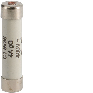 WKŁADKA BEZPIECZNIKOWA 4A 9X36MM CHARAKTERYSTYKA GG ZWŁOCZNA - L936C1-04 - HAGER - BERKER