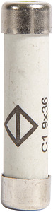 WKŁADKA BEZPIECZNIKOWA 25A 9X36MM CHARAKTERYSTYKA GG ZWŁOCZNA - L936C1-25 - HAGER - BERKER