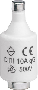 WKŁADKA BEZPIECZNIKOWA 10A BIWTZ CHARAKTERYSTYKA GG ZWŁOCZNA 22X50MM DTII/E27  - LE2710 - HAGER - BERKER