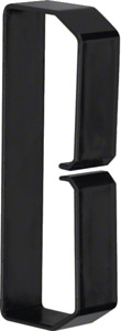 KLAMRA DO PRZEWODÓW 50X125 CZARNA LKG - LK501253 - HAGER - BERKER