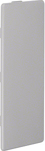 KOŃCÓWKA KANAŁU GRZEBIENIOWEGO BEZHALOGENOWEGO PVC 50X125MM UNIVERS NHC SZARA LKG - LK5012547030 - HAGER - BERKER