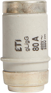 WKŁADKA BEZPIECZNIKOWA 80A D03/M30X2 ZWŁOCZNA - LM30080 - HAGER - BERKER