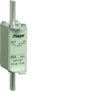 WKŁADKA BEZPIECZNIKOWA 40A NH1C CHARAKTERYSTYKA GG ZWŁOCZNA - LNH1040T - HAGER - BERKER