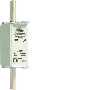 WKŁADKA BEZPIECZNIKOWA 50A NH1C CHARAKTERYSTYKA GG ZWŁOCZNA - LNH1050T - HAGER - BERKER