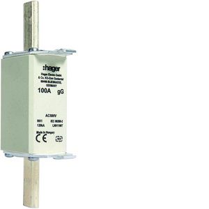 WKŁADKA BEZPIECZNIKOWA 100A NH1C CHARAKTERYSTYKA GG ZWŁOCZNA - LNH1100T - HAGER - BERKER