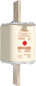 WKŁADKA BEZPIECZNIKOWA 289A NH2 CHARAKTERYSTYKA GT TRANSFORMATOROWA - LNH20289M4T - HAGER - BERKER