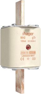 WKŁADKA BEZPIECZNIKOWA 361A NH2 CHARAKTERYSTYKA GT TRANSFORMATOROWA  - LNH20361M4T - HAGER - BERKER