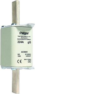 WKŁADKA BEZPIECZNIKOWA 224A NH2C CHARAKTERYSTYKA GG ZWŁOCZNA - LNH2224T - HAGER - BERKER